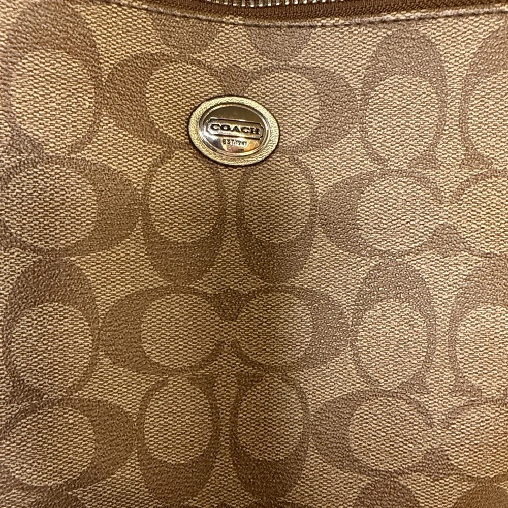 Coach Brown Signature Tote Bag - Picture 3 of 9